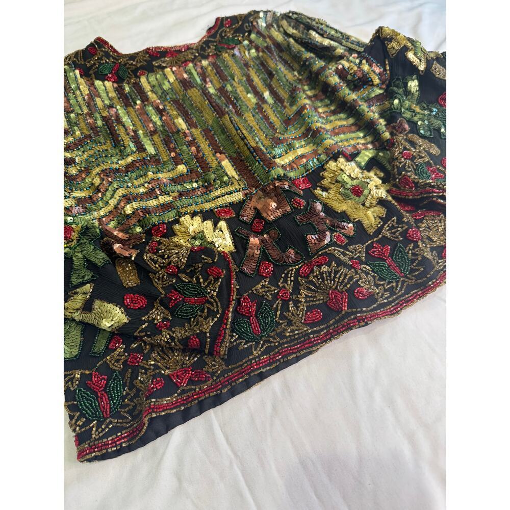 Tan-Chho Vintage 80's Multi-Colored Sequin Jacket - Picture 9 of 12